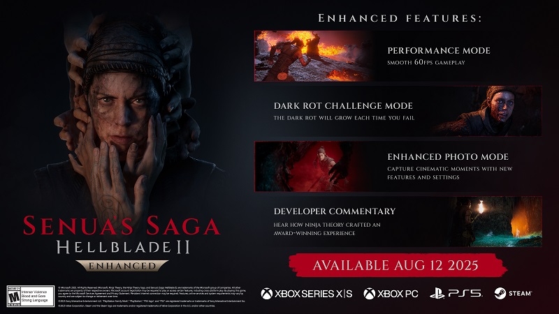 Xbox подтвердила дату выхода Senua's Saga: Hellblade II на PS5 и анонсировала улучшения для игры на PC и Xbox