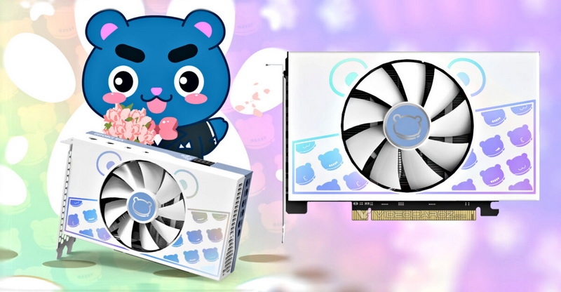 Yeston выпустила компактную GeForce RTX 5060 Cute Pet с милым оформлением