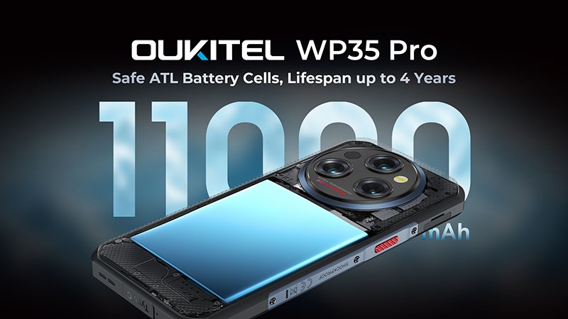 Защищённые смартфоны Oukitel WP300, WP35 Pro и WP200 Pro с массивными батареями &mdash; пауэрбанк не нужен