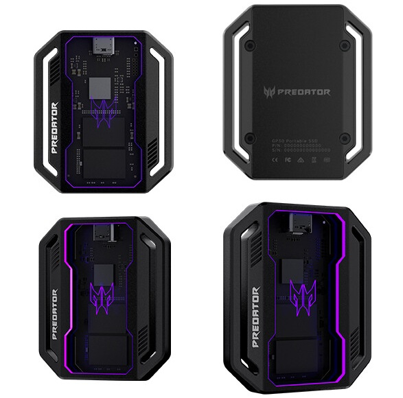 Acer выпустила внешний SSD Predator GP30 — до 8 Тбайт и 2000 Мбайт/с