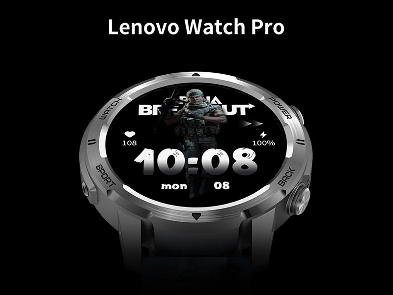 Анонсированы бюджетные умные часы Lenovo Watch Pro с поддержкой до 20 дней работы без подзарядки