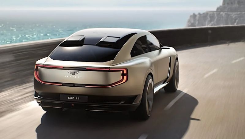 Bentley показала EXP 15 &mdash;&nbsp;люксовое&nbsp;трёхместное электрическое купе с длинным капотом