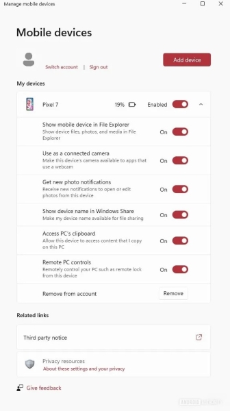Блокировка Windows и буфер обмена станут доступны прямо из Android — Microsoft улучшит приложение «Связь с телефоном»