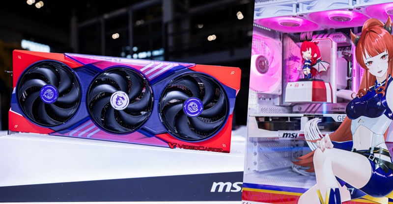 MSI выпустила специальные видеокарты GeForce RTX 5070 Ti с персонажем Nia Loong