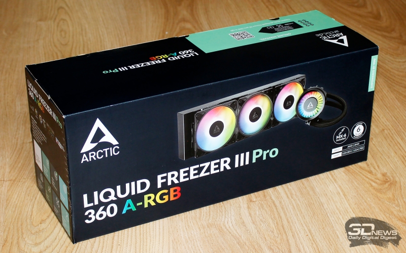 Система жидкостного охлаждения Arctic Liquid Freezer III Pro 360 A-RGB: новые вентиляторы &mdash; и точка