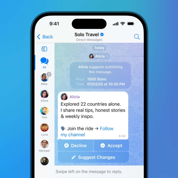 Telegram добавил списки задач и посты от подписчиков &mdash; на последних можно зарабатывать