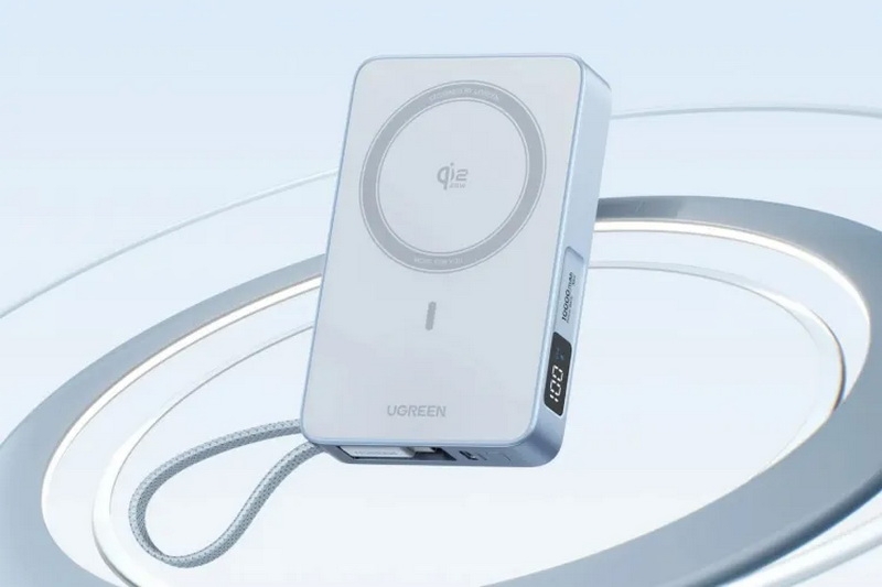 Ugreen анонсировала «первый в мире» беспроводной пауэрбанк стандарта Qi2.2 — он обеспечит до 25 Вт