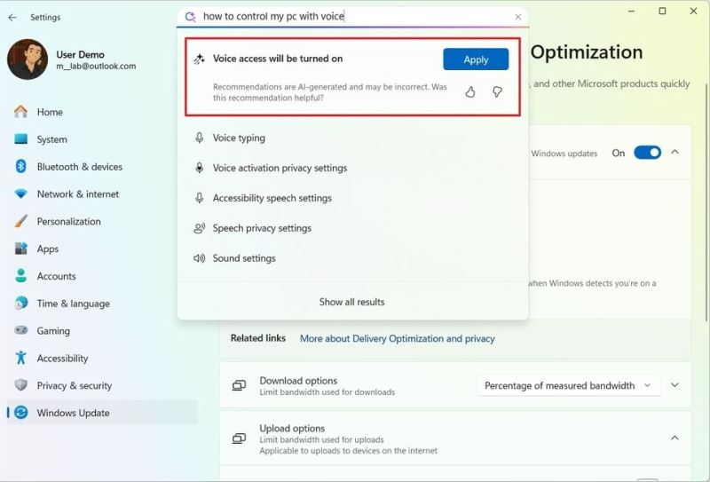 В Windows 11 появился ИИ-агент, помогающий с настройками ОС
