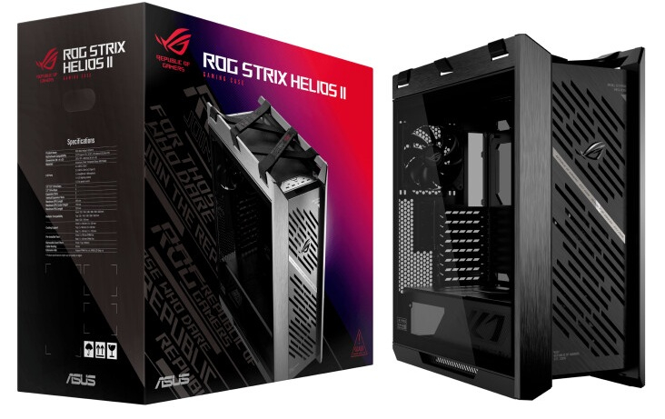 Asus выпустила премиальный игровой корпус ROG Strix Helios II — он почти не отличается от предшественника