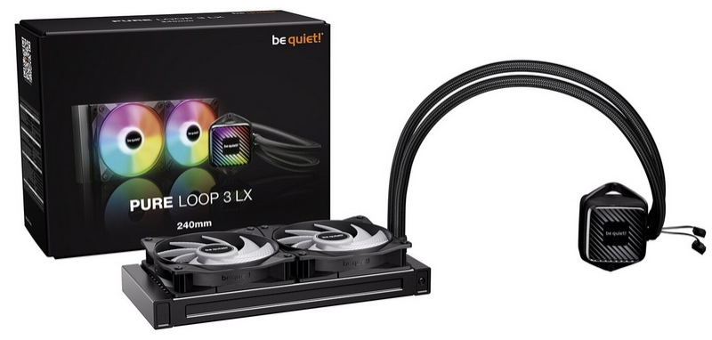 Be quiet! выпустила системы жидкостного охлаждения Pure Loop 3 LX и Pure Loop 3 с подсветкой и без