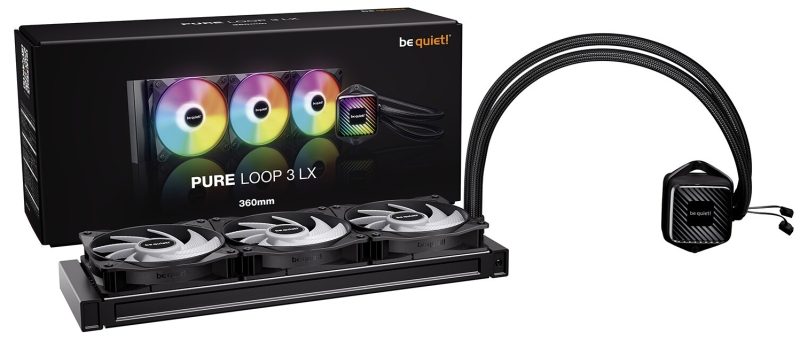 Be quiet! выпустила системы жидкостного охлаждения Pure Loop 3 LX и Pure Loop 3 с подсветкой и без