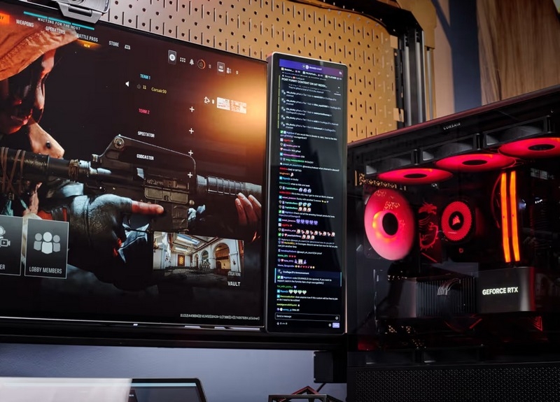 Corsair выпустила вспомогательный дисплей Xeneon Edge, который можно встроить прямо внутрь ПК