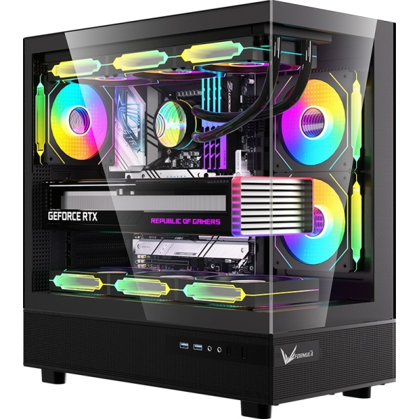 Formula V Line Crystal Z8 Floe &mdash; современный корпус Mid Tower в &laquo;аквариумном&raquo; дизайне