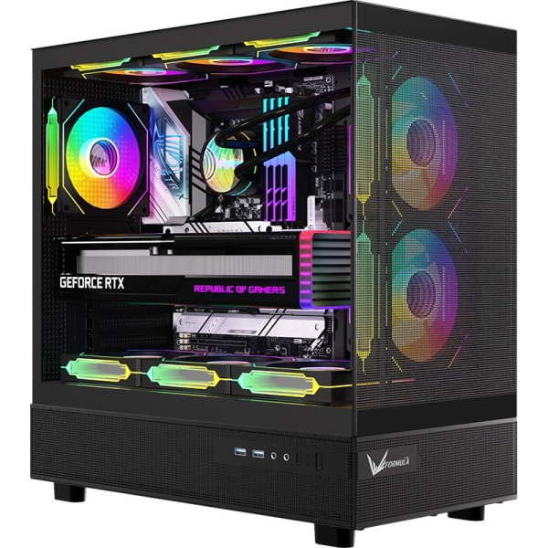 Formula V Line Crystal Z8 Floe &mdash; современный корпус Mid Tower в &laquo;аквариумном&raquo; дизайне