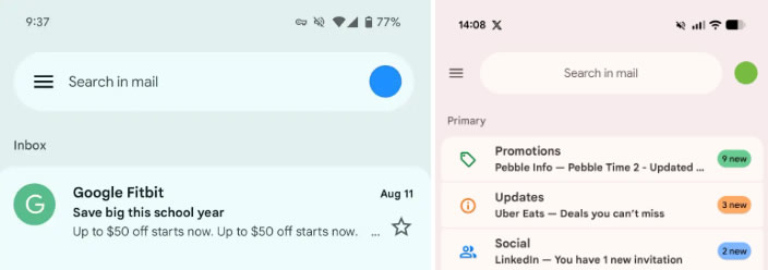 Gmail для Android получил кнопку &laquo;Отметить как прочитанное&raquo; и новую выразительную анимацию свайпов