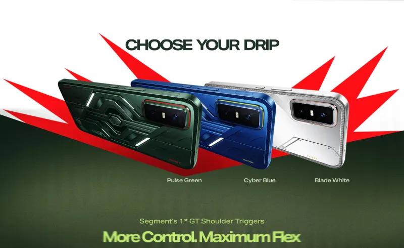 Infinix представила доступный игровой смартфон Infinix GT 30 с кнопками-триггерами и подсветкой за $222