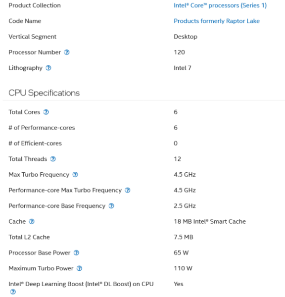 Intel перевыпустила процессоры 2022 года: представлены шестиядерные Core 5 120 и 120F