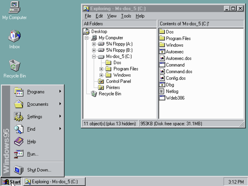 Легендарной Windows 95 исполнилось 30 лет