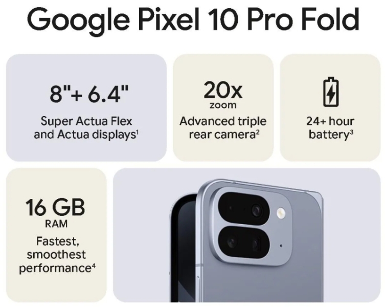 Масштабная утечка не оставила никаких секретов о смартфонах Google Pixel 10