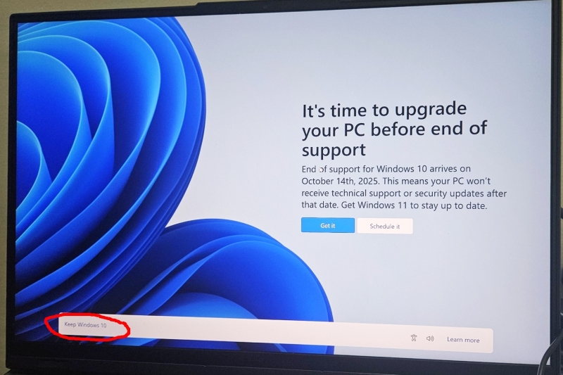 Microsoft стала активнее донимать пользователей Windows 10 призывами перейти на Windows 11