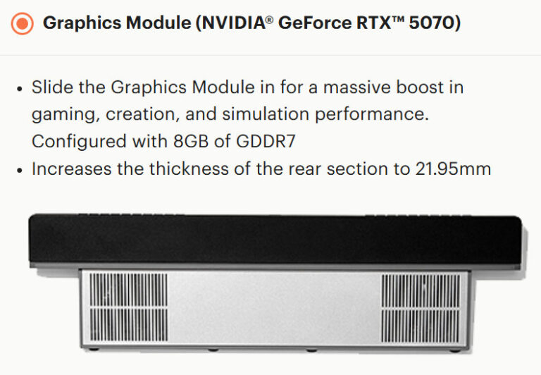 Модульный ноутбук Framework Laptop 16 прокачали до GeForce RTX 5070