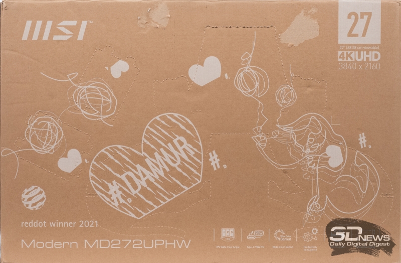 Обзор 4K IPS-монитора MSI Modern MD272UPHW: белый модерн