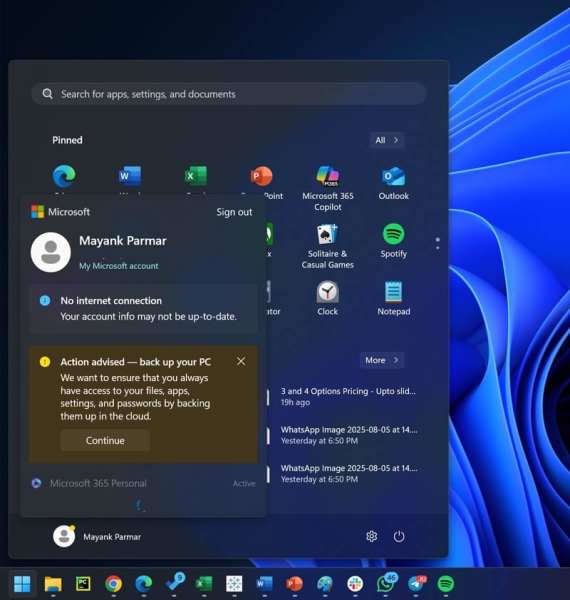 Пользователи Windows 11 пожаловались на навязчивую неотключаемую рекламу OneDrive в «Пуске»