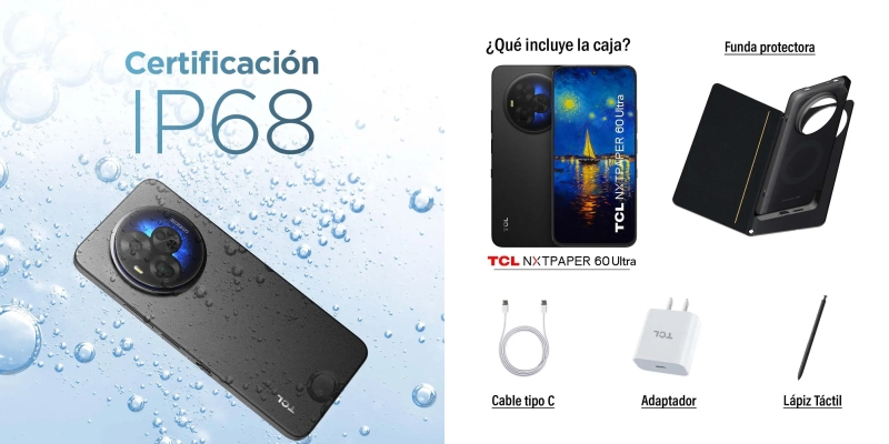 Представлен гигантский смартфон TCL 60 Ultra NxtPaper с&nbsp;7,2" экраном&nbsp;и удручающе маленькой батареей