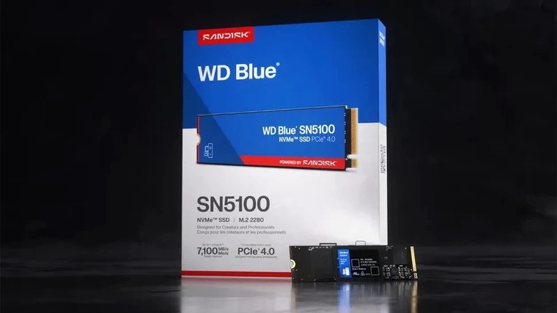 Sandisk выпустила быстрые SSD WD Blue SN5100 &mdash; до 4 Тбайт и до 44 % быстрее предшественников
