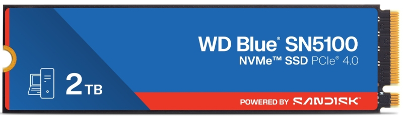 Sandisk выпустила быстрые SSD WD Blue SN5100 &mdash; до 4 Тбайт и до 44 % быстрее предшественников
