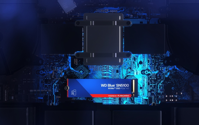 Sandisk выпустила быстрые SSD WD Blue SN5100 &mdash; до 4 Тбайт и до 44 % быстрее предшественников
