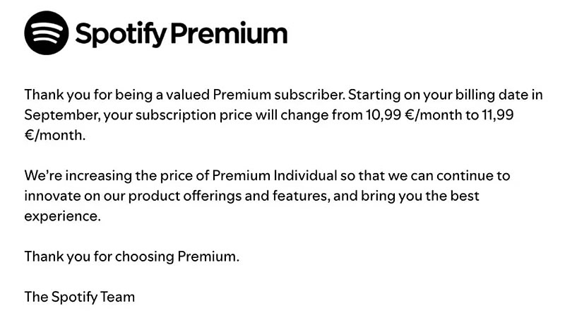 Spotify повысил стоимость подписки Premium почти по всему миру&nbsp;&mdash; инвесторам это понравилось