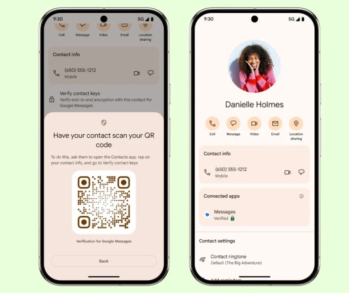 В &laquo;Google Сообщениях&raquo; появилась проверка сквозного шифрования по QR-коду