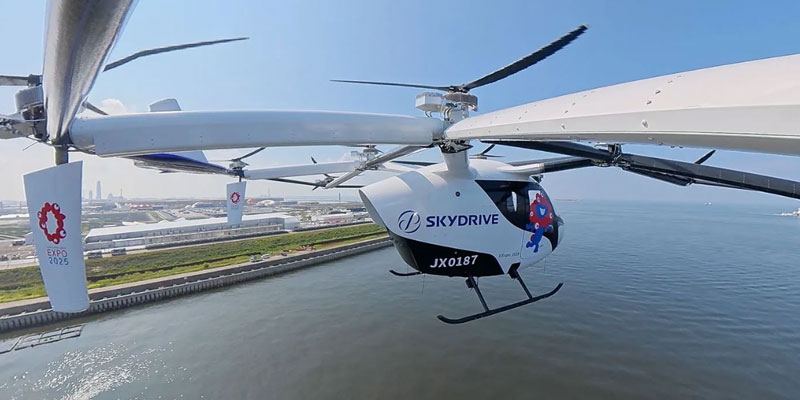 Видео: первые демо-полёты электролёта SkyDrive от компании Suzuki