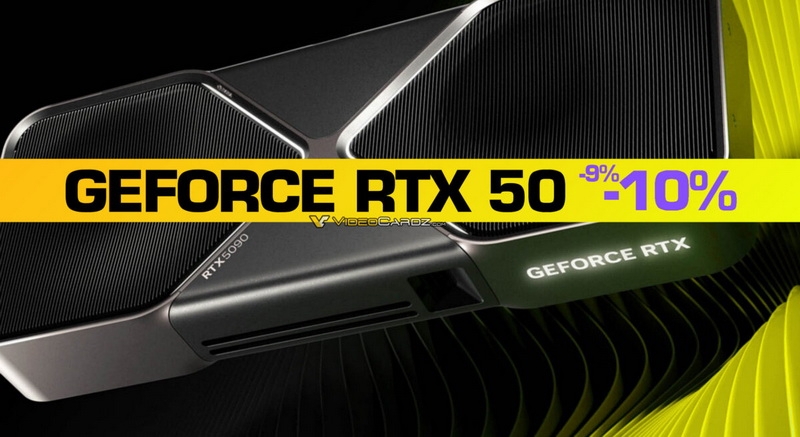 Видеокарты GeForce RTX 5000 официально подешевели &mdash; но не все и только в Европе