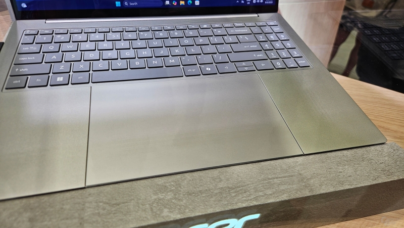 Acer показала первый ноутбук на Intel Panther Lake — Swift 16 AI с гигантским тачпадом