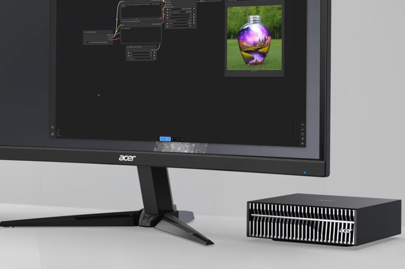 Acer представила настольный ИИ-суперкомпьютер Veriton GN100 за $3999 на основе Nvidia GB10 Blackwell