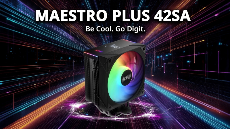 Adata представила два суперкулера XPG Maestro Plus c дисплеями и корпус XPG Valor Air Pro