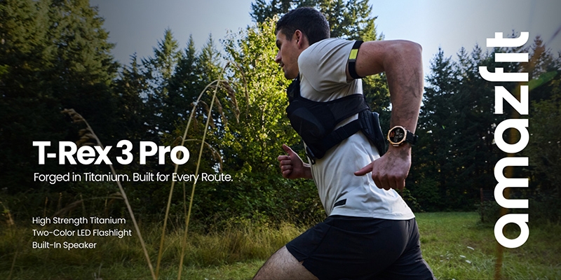 Amazfit представила смарт-часы T-Rex 3 Pro с титановым корпусом и автономностью до 26 дней за&nbsp;&euro;400