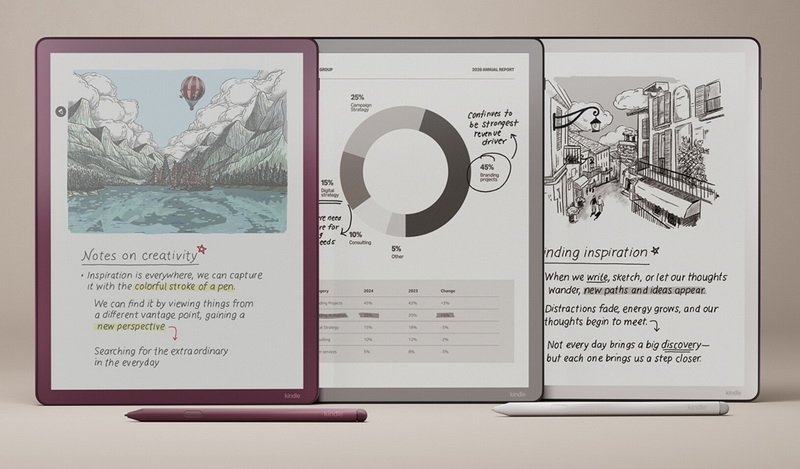 Amazon представила 11-дюймовые ридеры Kindle Scribe и Kindle Scribe Colorsoft с ИИ и ценой от $430