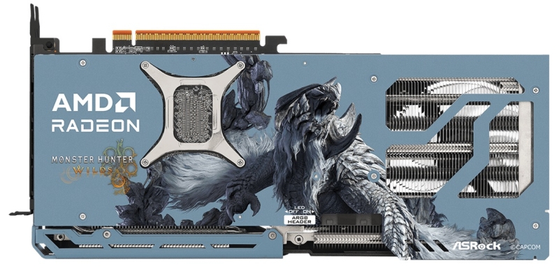 ASRock выпустила Radeon RX 9070 XT по мотивам Monster Hunter Wilds