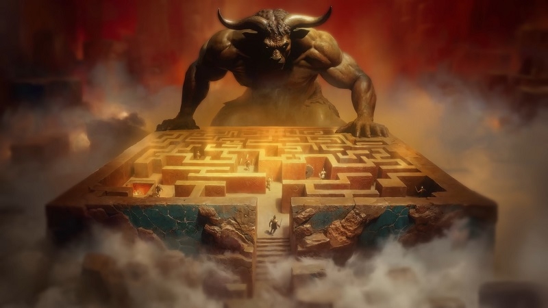 Devolver анонсировала Minos &mdash; игру о строительстве непроходимых лабиринтов по мотивам древнегреческого мифа о Тесее и Минотавре