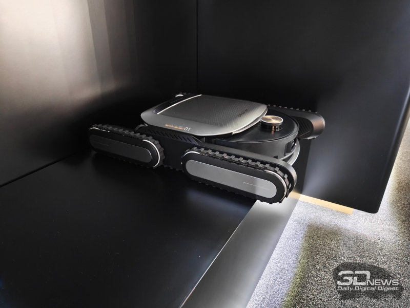 Dreame представила концептуальный робот-пылесос&nbsp;Cyber X с гусеничной платформой