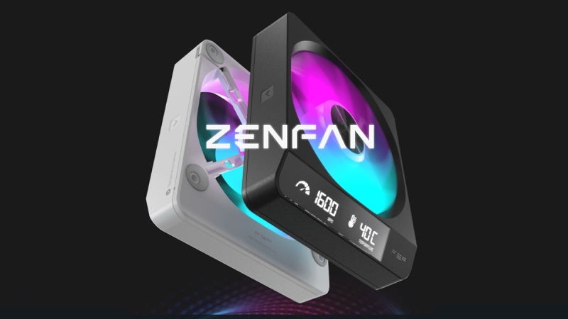 FSP представила вентилятор Zenfan со встроенным ЖК-дисплеем