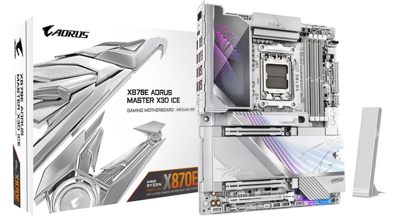 Gigabyte представила оптимизированные для процессоров Ryzen 9000X3D платы X870E Aorus X3D