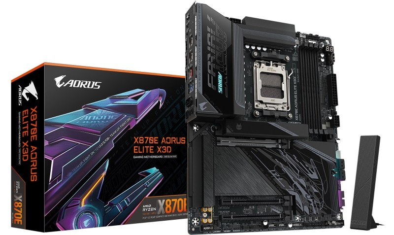 Gigabyte представила оптимизированные для процессоров Ryzen 9000X3D платы X870E Aorus X3D