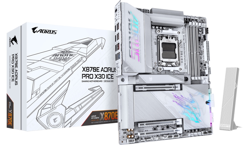Gigabyte представила оптимизированные для процессоров Ryzen 9000X3D платы X870E Aorus X3D