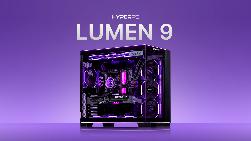 HYPERPC представила серию премиальных компьютеров Lumen для геймеров, ИИ-разработчиков и 3D-художников