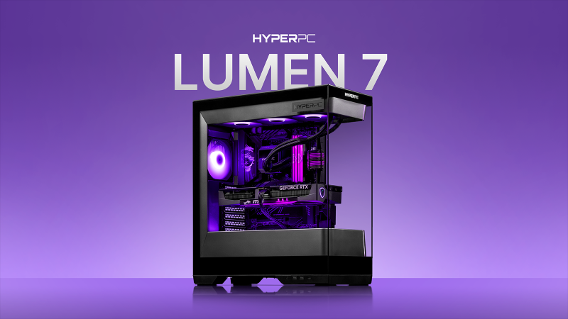HYPERPC представила серию премиальных компьютеров Lumen для геймеров, ИИ-разработчиков и 3D-художников