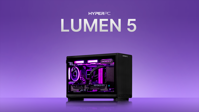 HYPERPC представила серию премиальных компьютеров Lumen для геймеров, ИИ-разработчиков и 3D-художников
